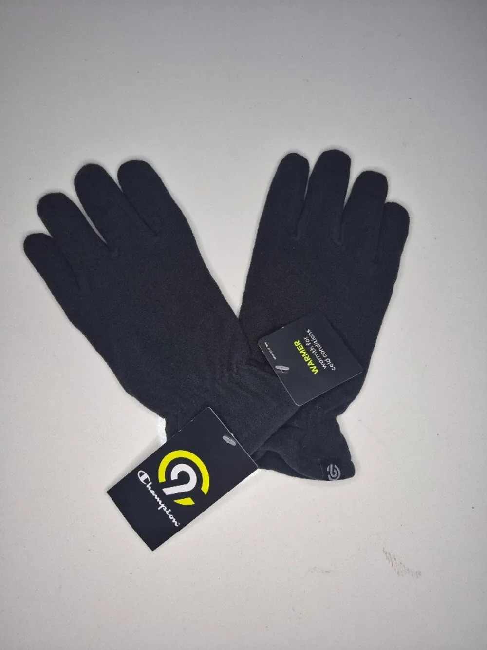 NWT Champion Smartdri Boys Black/ Green Gloves Size: 8/16